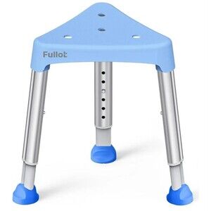 Space-Saving Triangular Shower Chair for Elderly and Disabled, 400 Lbs Adjustabl
